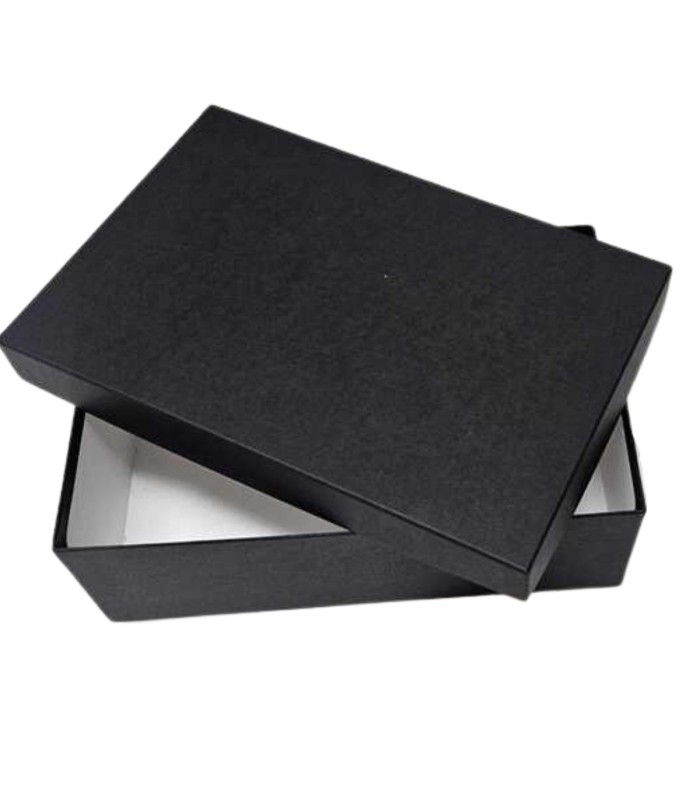 caja tapa y fondo 29x23x10cm negro ecommerce