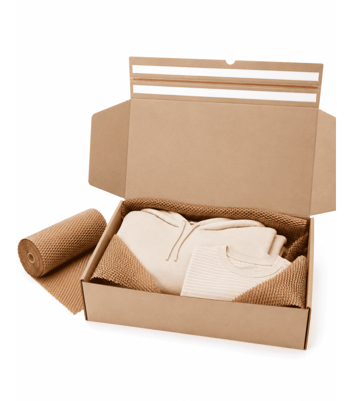 caja ecommerce para ropa, 42x34x13cm