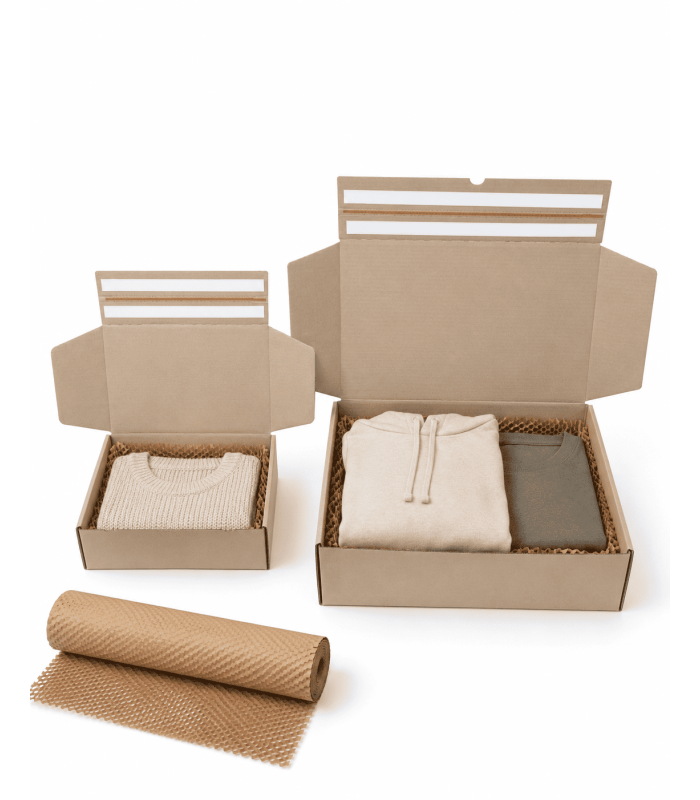 cajas para envío de ropa online