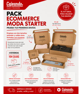 Pack de cajas para negocios de ropa, tienda online de moda