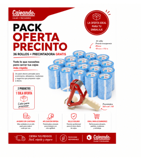 Pack Oferta 36 precintos y precintadora de regalo