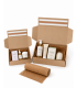 muestra de cajas boomerang para envíos ecommerce