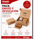 pack oferta cajas para envío y devolución