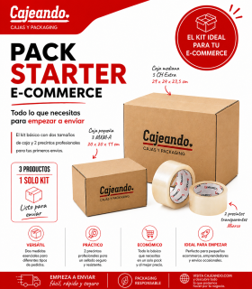 pack starter ecommerce, para todo tipo de envíos online
