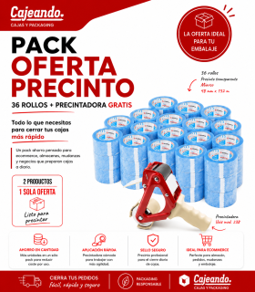 Pack Oferta 36 precintos y precintadora de regalo