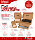 Pack de cajas para negocios de ropa, tienda online de moda
