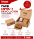 pack oferta cajas para envío y devolución