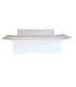 caja americana blanca de solapas 563x237x156mm