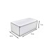 Caja troquelada Ecommerce Blanca 21x10x7 para cosmética y electrónica