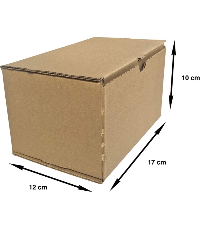 Caja Ecommerce kraft anónima 17 x 12 x 10 cm para accesorios y cosmética