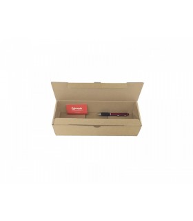Caja de cartón troquelada de color marrón, Ecommerce 31x11x8.5