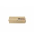 Caja de cartón troquelada de color marrón, Ecommerce 31x11x8.5, cerrada
