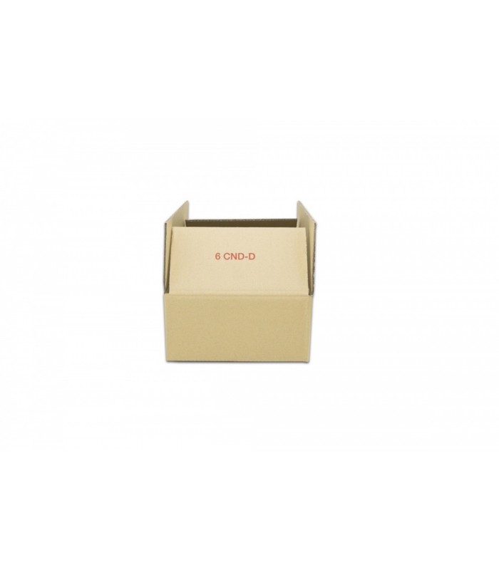 Caja canal doble abierta de 32,00 x 22,50 x 10,00 cm