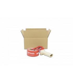 Caja de cartón de canal simple calidad extra 36,5x17,5x12,5