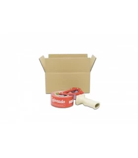 Caja de cartón de canal simple calidad extra 36,5x17,5x12,5