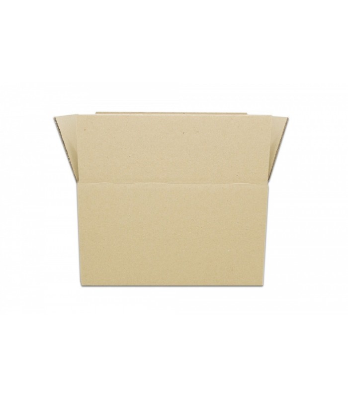 Caja de cartón de canal simple calidad extra 36x25,5x20 Imagen de la caja abierta